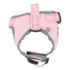 Dog Harness Vest with Leash Adjustable Reflective Padded Nylon Easy Control Pet Harness for Walking Medium Size Dog Pink