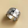 925 Sterling Silver Rings for Women Men Couple Minimalist Handmade Star Zircon Ring Party Jewelry Gift Prevent Allergy