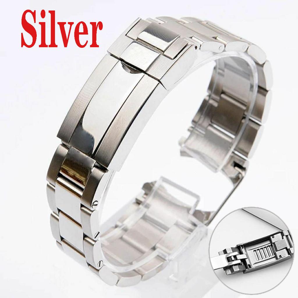 Ремешок для часов Rolex daytona submariner Ремешок для часов NH35 NH36 Застежка Glide Lock Браслет из цельной нержавеющей стали 904L 20 мм 21 мм