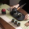 Sushih Ручная роспись Керамический чайник с боковой ручкой Набор для чайной церемонии Кунг-фу