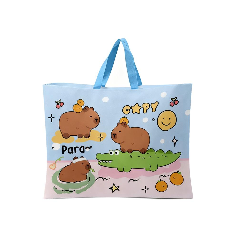 Cartoon Print Kindergarten Quilt Storage Bag Oxford Cloth Large Capacity Mommy Maternity Bag Multi-Purpose Lightweight