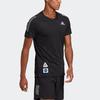 adidas Футболки Мужские Черные С Круглым Вырезом Умеренный Прямой Крой GP5803
