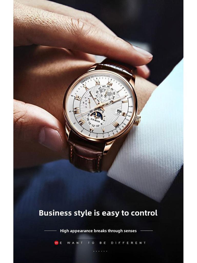 Мужские модные кварцевые спортивные часы с календарем и функциями водонепроницаемости — идеальный вариант для старшеклассников и бизнесменов.