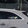 Новые виниловые наклейки на автомобиль SKULL Наклейки на весь кузов ПВХ клейкая наклейка Модные Черно-белые Лазерные