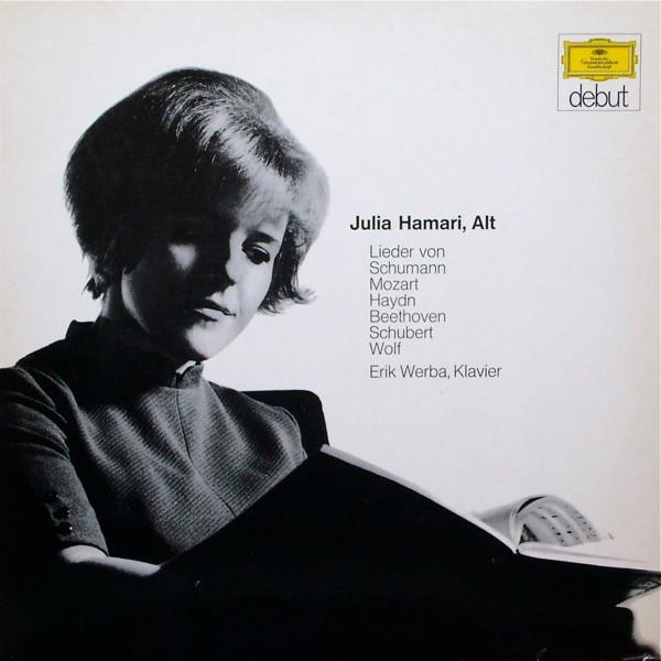 Виниловая пластинка JULIA HAMARI ERIK WERBA Песни от Шумана Моцарта Гайдна 642105 DEUTSCHE GRAMMO 1969 Германия Классика Б/у