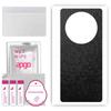 apgo Protective Skin Sticker for the Back Compatible with Honor X40, Wrap Film, Foil, Vinyl - Pattern Black Honeycomb