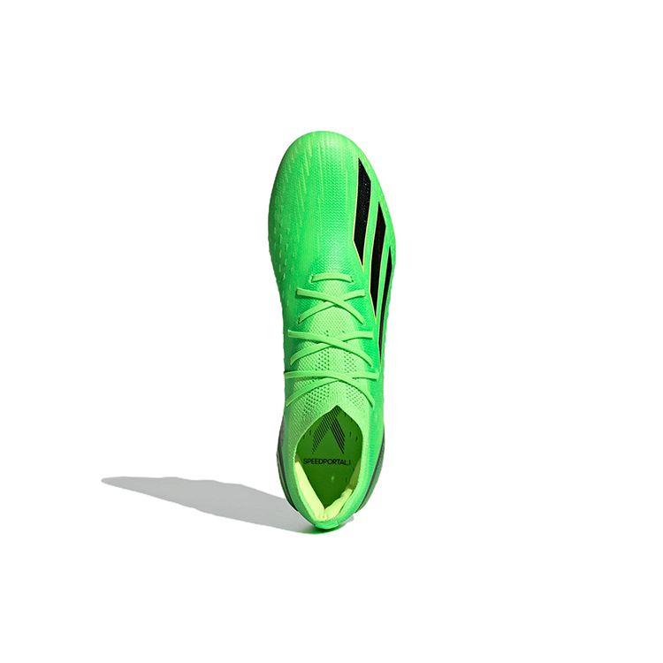 Adidas X Speedportal .1 Круглый носок Шнуровка AG (Резиновые короткие шипы) Нескользящие Прочные Футбольные Бутсы Мужские Футбольные Бутсы Флуоресцентно-Зеленые GW8423