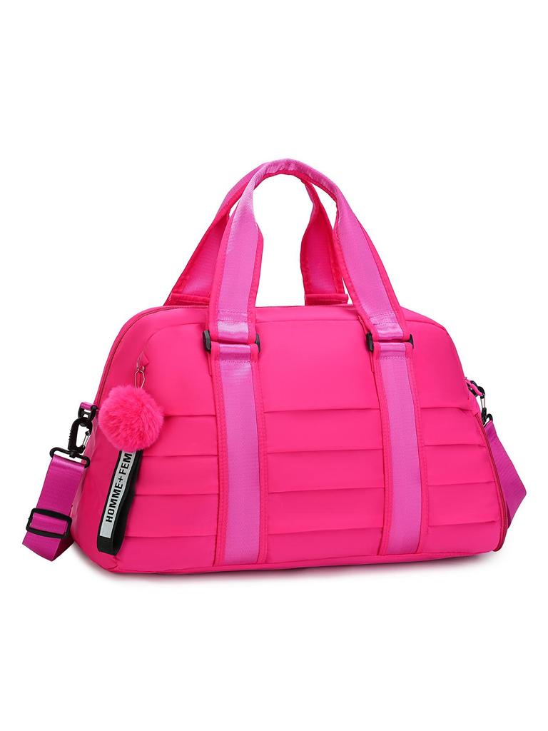 Женская дорожная и спортивная фитнес-сумка кроссбоди большой вместимости, однотонная