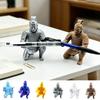Настольное украшение «Терракотовый воин», 3D-печатный подставка-стакан для ручек в виде солдата для офиса, Креативный держатель для карандашей «Древний воин», Украшение для домашнего офиса, Подарок