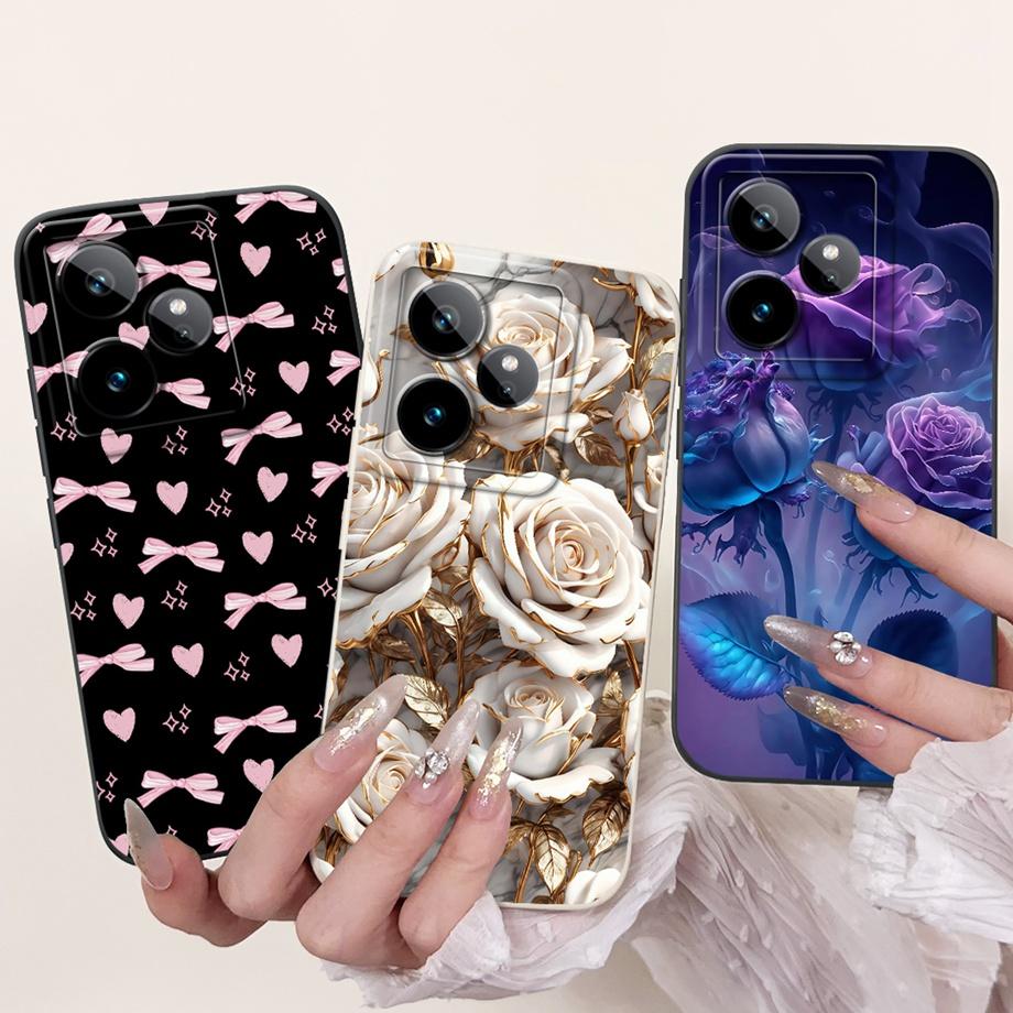 Чехол для Realme GT 7 5G RMX5061 Милый Мультяшный Модный Расписной Чехол Мягкий Силиконовый Чехол Для Realme GT7 Pro GT 7 Pro 7T GT7T Fundas