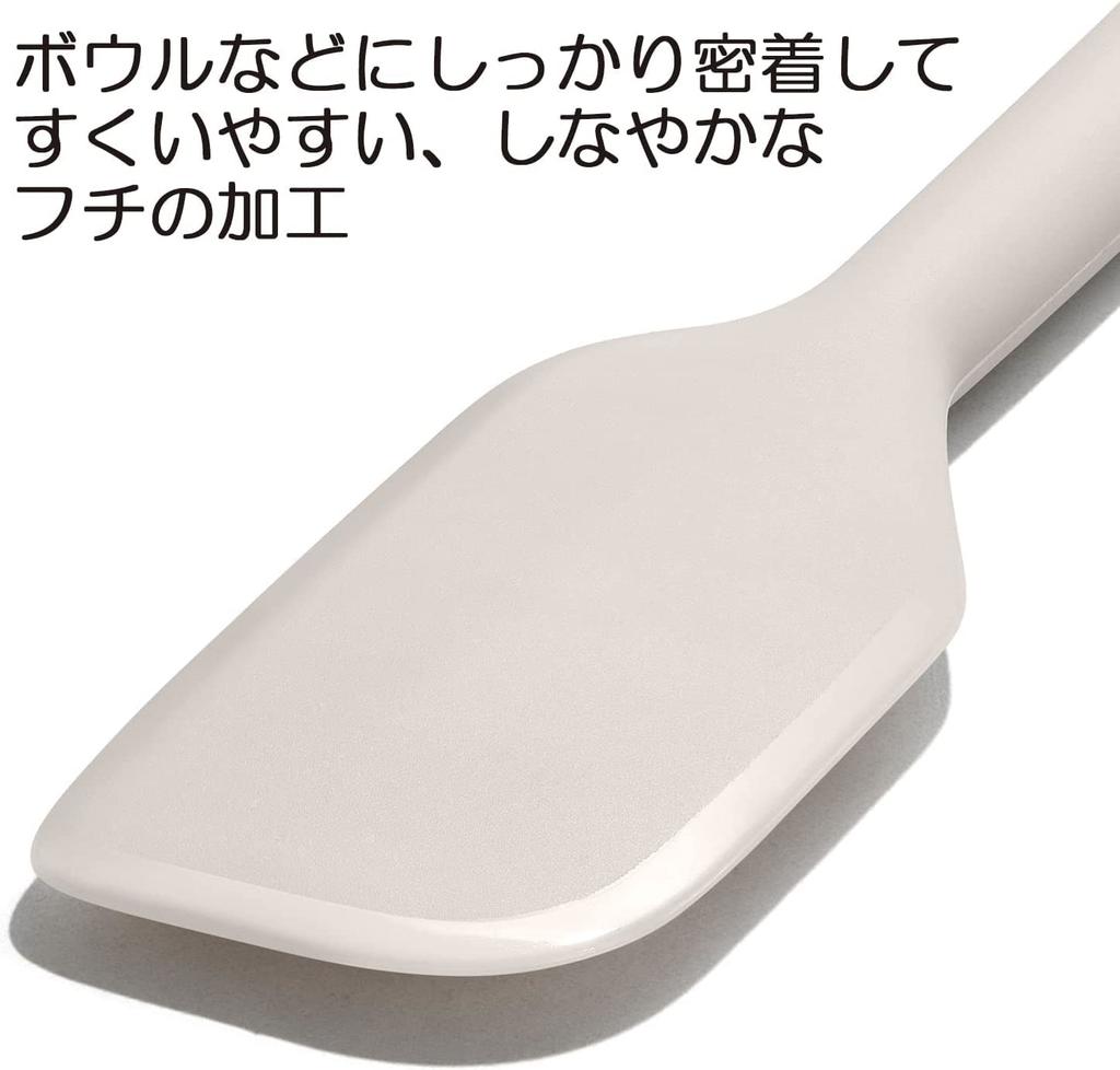 Силиконовый шпатель OXO S молочно-белый