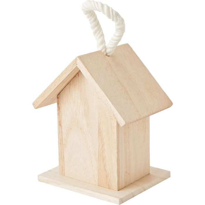 Nichoir en bois à suspendre 13 x 10 x 8,3 cm