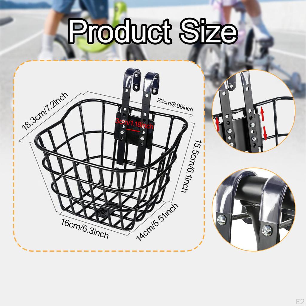 Kids Bike Basket Front Decor,Children Bicycle Basket,Carrying Cycling Basket,Front Handlebar