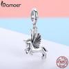 BAMOER Аутентичный Стерлингового Серебра 925 пробы Модный Подвеска с памятью подходит для женщин браслет-подвеска DIY