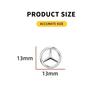 13mm Car Key Emblem Stickers Accessories For Mercedes Benz AMG E S C A B Class GLE GLS CLS GLC CLA GLA GLK GLB W205 W221 W177 EQSTU1