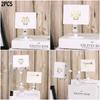 2PCS Office School Supplies Adjustable Useful Display Holder Transparent Plastic Advertising Folder