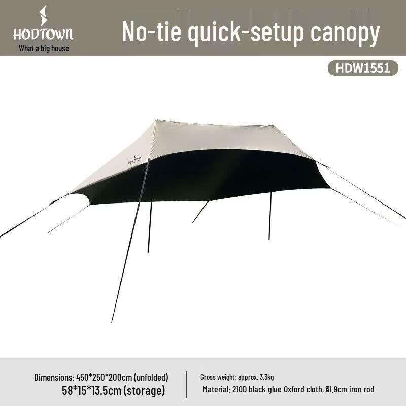 Hodtown Hexagonal Quick Setup Camping Tarp
