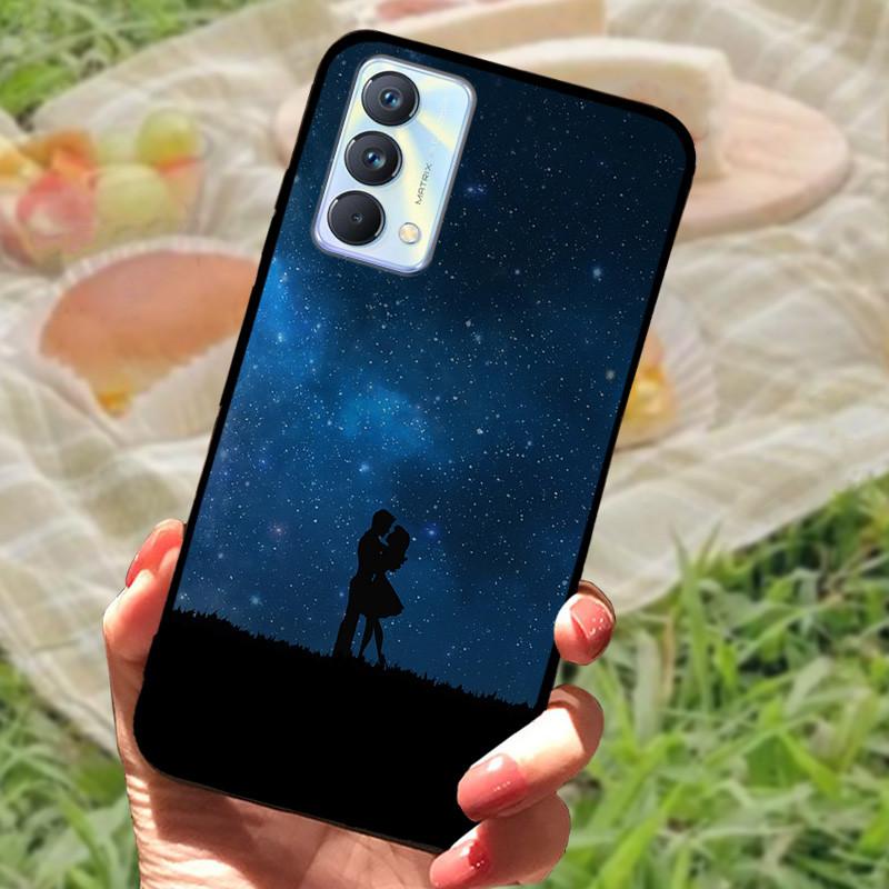 Чехол для Realme GT Master Edition Мраморный painted Cover Мягкий силиконовый ударопрочный чехол для телефона Для Realme GT Master Coque Бампер