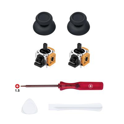 Mcbazel 7 в 1 PS5 Repair Driver PS5 Controller Repair Parts 2 аналоговых джойстика 2 аналоговых колпачка Запасные части контроллера, совместимые с PS5 DS