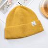 New Hat for Women In Winter Warm Knitted Hat for Students Couple Melon Skin Landlord Korean Style Fashionable Smiley Wool Hat for Men