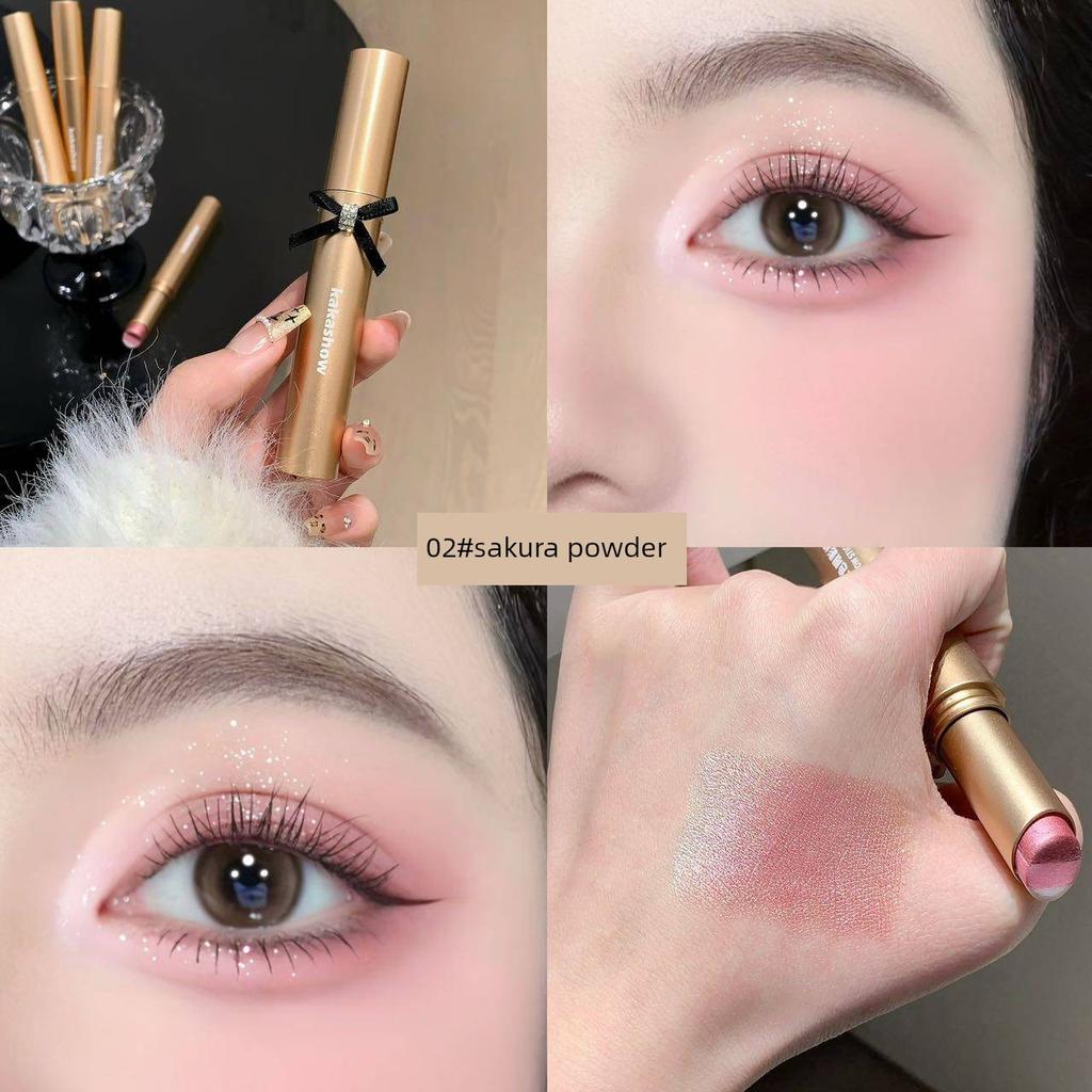 Three-Color Eyeshadow Stick, One-Swipe Application, Everyday Light Makeup, Shimmering Earth Tones, Matte, Beginner-Friendly, 2026 New Model
