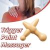 Handheld Wood Massage Roller Wood Trigger Point Massager  Lymphatic Drainage