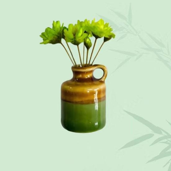 5/7/8 шт. Мини-керамическая ваза Магнит на холодильник Дом Офис Кухня Шкаф Холодильник 3D Миниатюрная ваза для цветов Горшок Магнитное украшение Орнамент