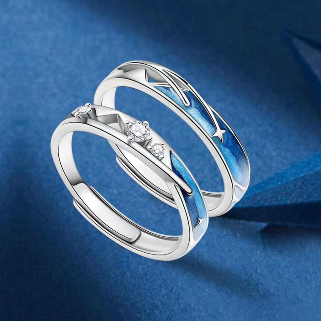 Кольцо для пары, складное ювелирное изделие для мужчин и женщин, подарочное кольцо для пары