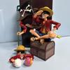 Торт с двусторонним флагом Луффи из One Piece, Аниме-фигурка, Украшение
