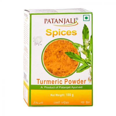 Молотая Куркума (100 г), Turmeric Powder,  Patanjali