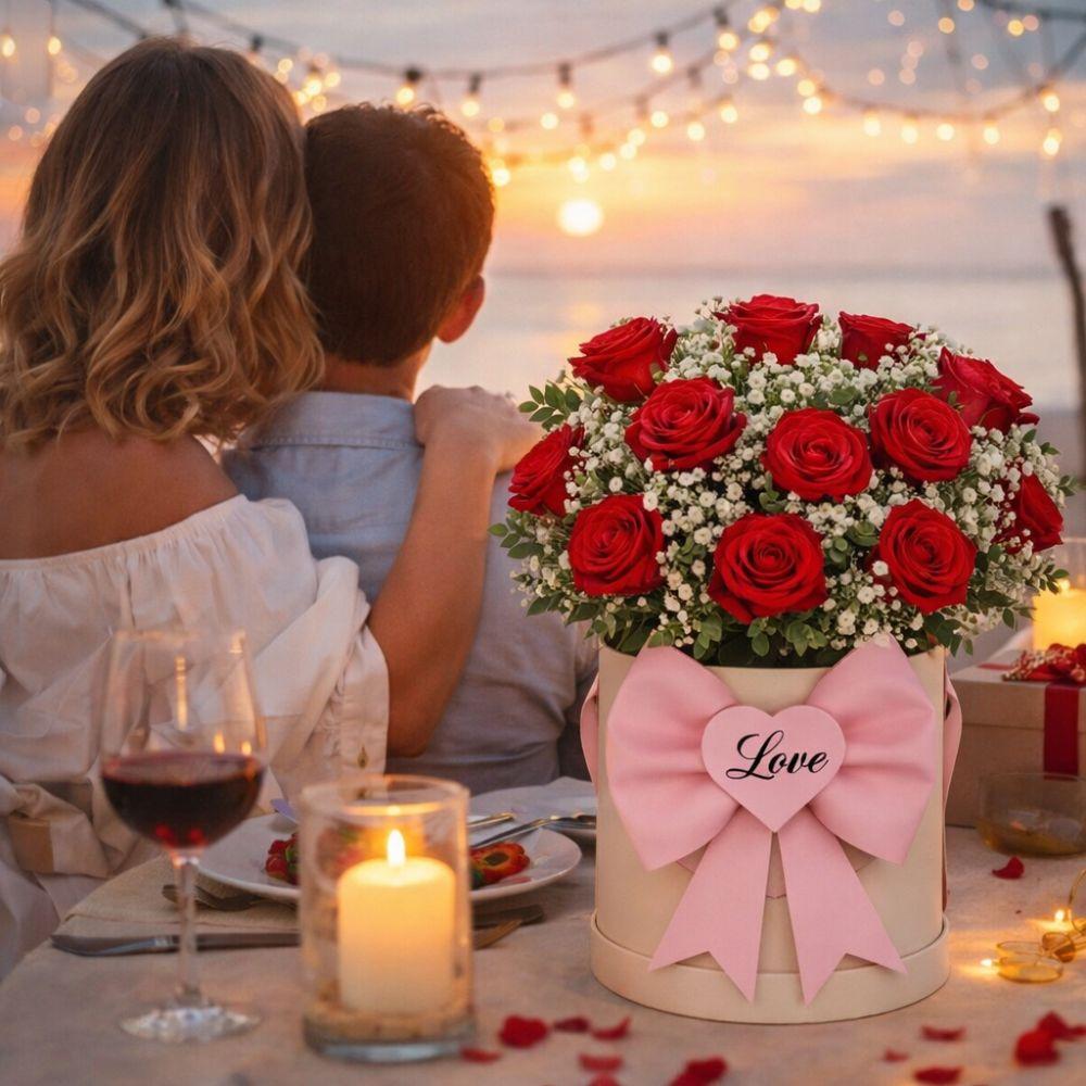 5 Pieces Romantic LOVE Bow Decoration Handmade Solid Color Bow Flower Packaging EVA Big Bow Hugging Bucket Gift Giving