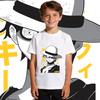 One Piece Luffy Print Tee 100 Cotton T Shirt for Boys and Girls Kids Casual Wear Soft Fabric Summer Short Sleeve