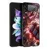Saint Seiya Cool Black Phone Case For Samsung ZFlip7 ZFlip6 ZFlip5 ZFlip4 ZFlip3 5G Hard Protective Galaxy Z Flip 3 4 5 6 7 Cove