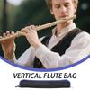 Портативный чехол для инструмента, органайзер из ткани Оксфорд для блокфлейты, водонепроницаемый чехол на молнии для хранения флейты, духового инструмента