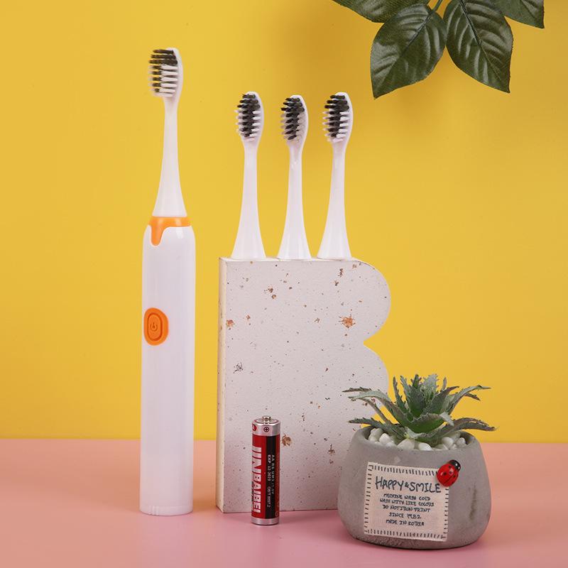 Перезаряжаемая ультразвуковая электрическая зубная щетка для взрослых - высокочастотная вибрация, глубокая очистка, отбеливание