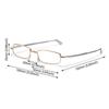 Small Readers Spring Hinge Computer Glasses Fashion Presbyopia Eyeglasses  for Women & Men