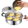 Пароварка Яйцеварка Пароварка из нержавеющей стали Кастрюля для приготовления яиц пашот Кастрюля для варки Яйцеварка Кухонная кастрюля Инструменты