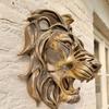 Голова льва украшения настенное искусство статуя животного смола коридор спальня комната