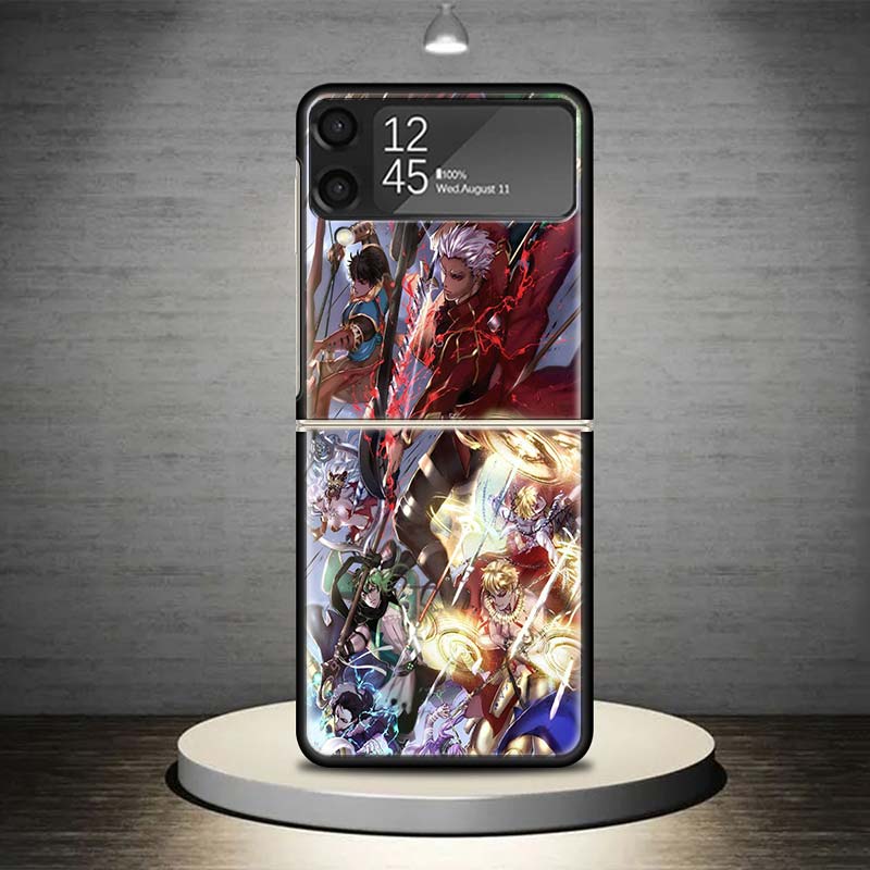Чехол для телефона Fate Zero Stay Night Archer для Samsung Galaxy Z Flip 7 6 5 4 3 5G Ударопрочный чехол Z Flip7 Flip6 ZFlip5 Flip3 Flip4