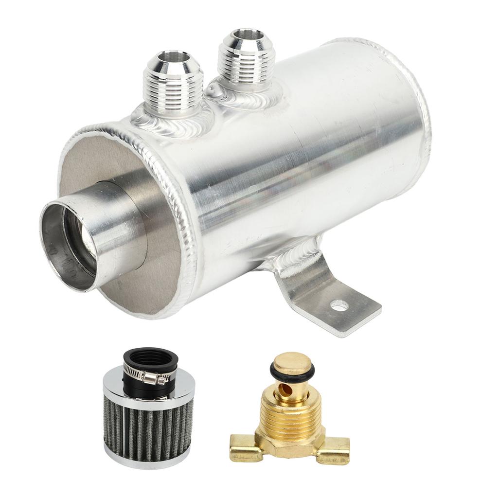 750ml Oil Catch Can Durable Leakage Proof Pollution Oil Breather Tank with Breather Filter