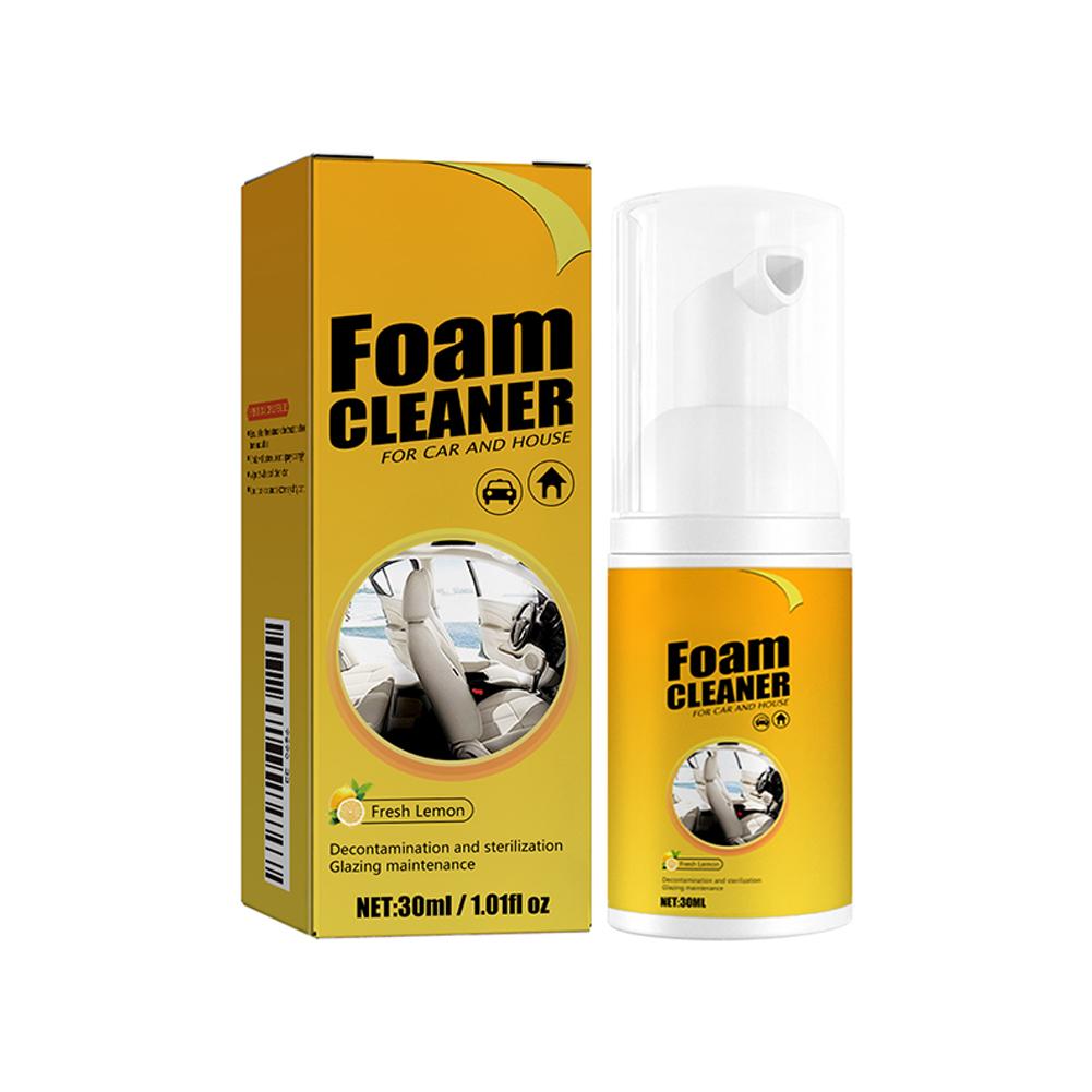 Versatile Foam Stain Remover Lemon Fragrance Non Corrosive Multi Surface Foam Cleaner For Car Seats Dashboard Household Clean