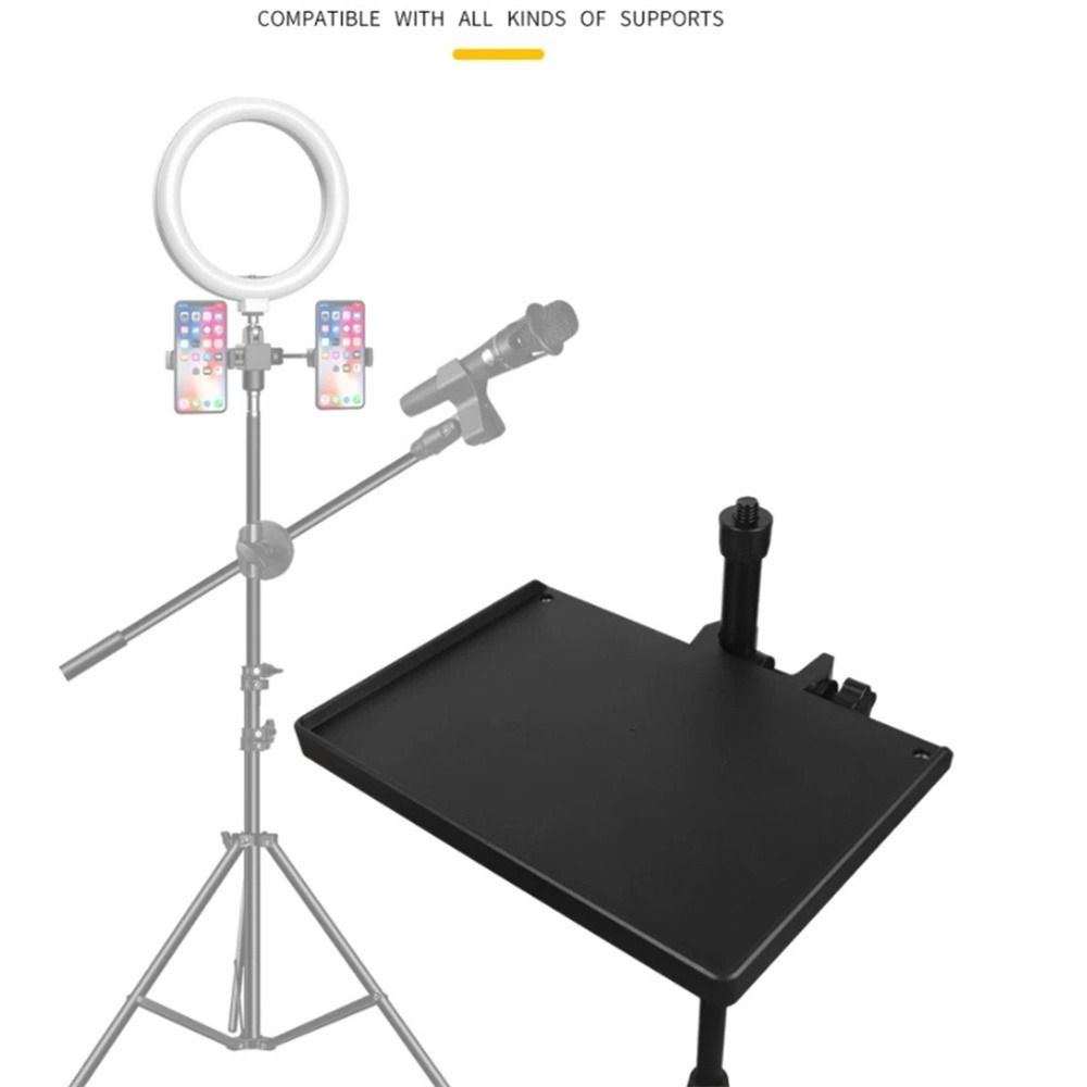 For Live Microphone Tray Sound Card Tray Tripod Bracket Microphone Stand Sound Card Holder