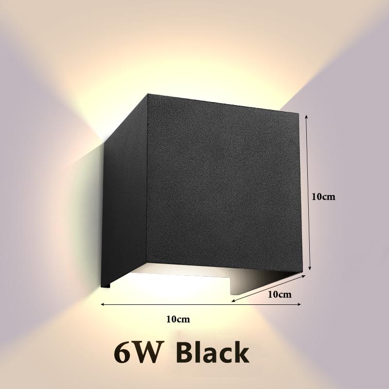 Современный светодиодный настенный светильник с пластиковым корпусом, не водонепроницаемые настенные светильники для внутреннего освещения спальни, гостиной