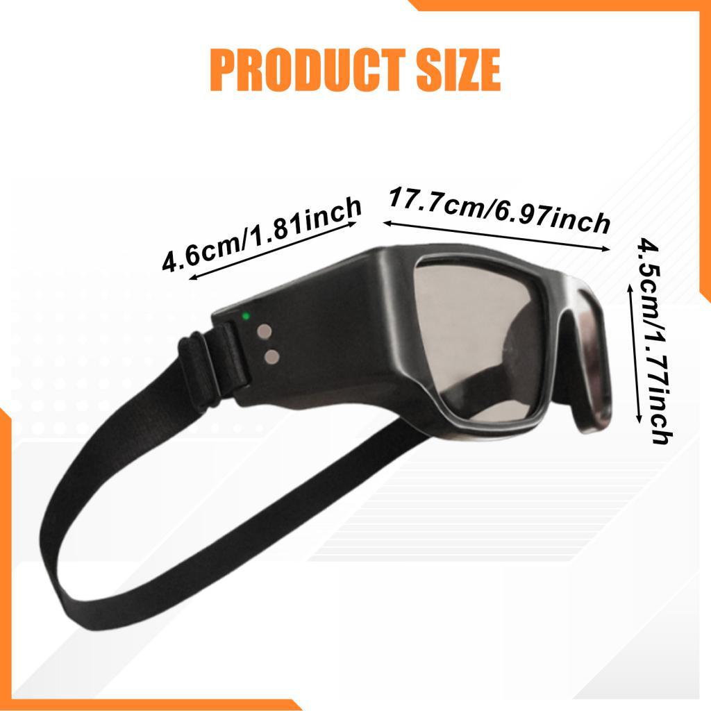 Vision Training Strobe Glasses Eyewear Dribbling Goggles Sports Reaction