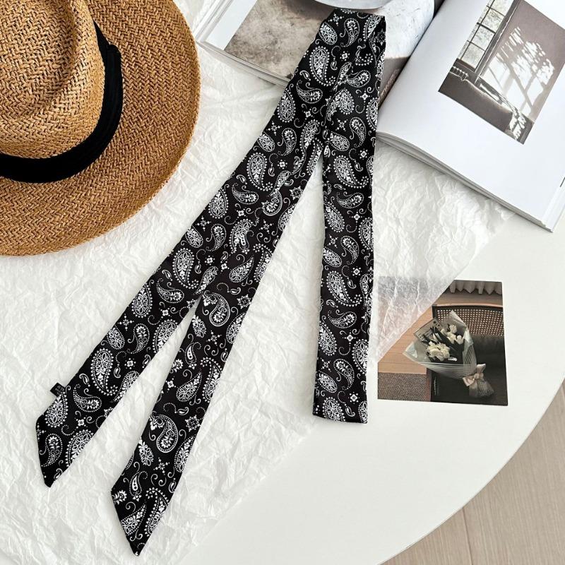 Шелковый шарф-полоска новая мода серия «цветок кешью» шарф из искусственного шелка головной платок повязка на голову шарф для защиты шеи декоративный пояс