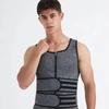 Регулируемый мужской поясной тренажер для похудения жилет для похудения корректирующее белье майки для тренировок потеря веса