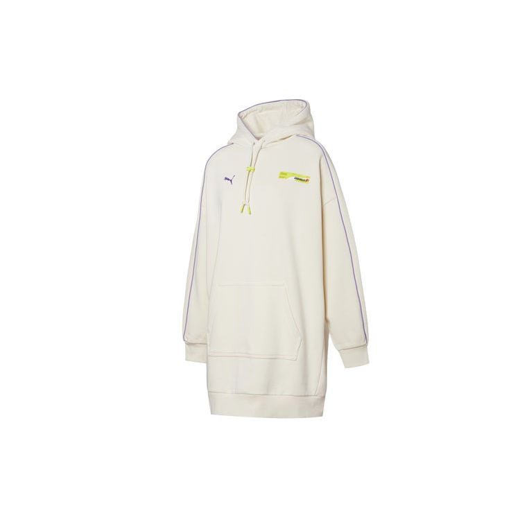 Puma X ROARINGWILD Hoodie Dress With Logo Women Dress Off-White 532599-73