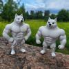 3D-печатное украшение «Мускулистый пес», пластиковая мускулистая статуэтка собаки, фигурка, украшение для дома, офиса, рабочего стола, подарок для любителей фитнеса