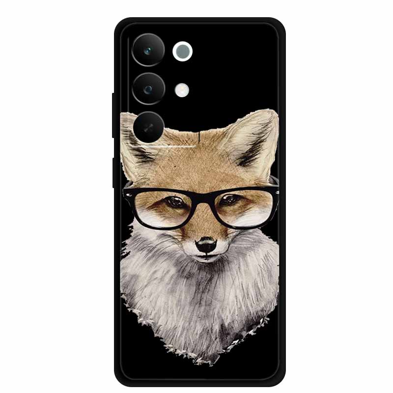 Black Silicone Case For Realme C85 Pro 2025 Case Cartoon Soft TPU Back Cover For Realme C85 5G Phone Case C 85 Pro Coque Funda