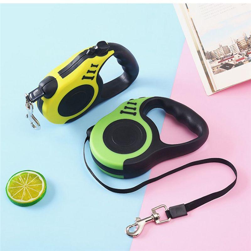 Aug. Pet Leash Retractable Dog Leash Flexible Puppy Cat For Small Medium Dog Pet Supplies Traction Rope Dog Leash E